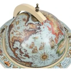 Bar Sous Forme De Globe Bois D'eucalyptus Bleu VidaXL 11 Bar Sous Forme De Globe Bois D'eucalyptus Bleu VidaXL -ATMOSPHERA || VIDAXL || Safavieh Soldes 24099247 5