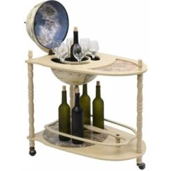 Support De Vin Autoportant Globe Bois D'eucalyptus Vert VidaXL 8 Support De Vin Autoportant Globe Bois D'eucalyptus Vert VidaXL -ATMOSPHERA || VIDAXL || Safavieh Soldes 24099254 2