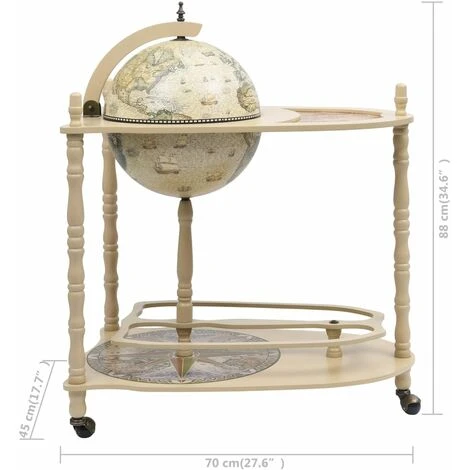 Support De Vin Autoportant Globe Bois D'eucalyptus Vert VidaXL 5 Support De Vin Autoportant Globe Bois D'eucalyptus Vert VidaXL – Image 3