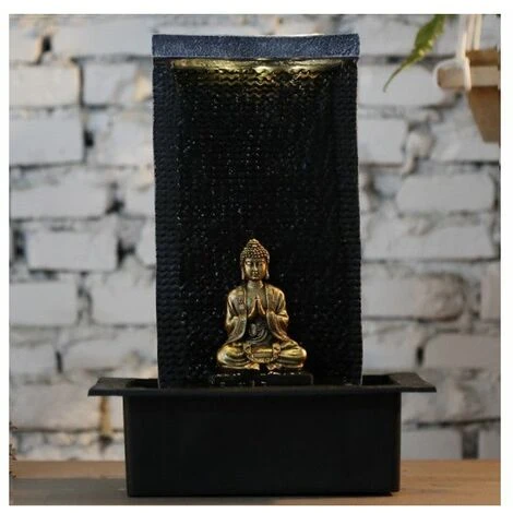 Fontaine Feng Shui Zenitude - L 31 X L 23 X H 42 Cm - Polyrésine - Livraison Gratuite 3 Fontaine Feng Shui Zenitude - L 31 X L 23 X H 42 Cm - Polyrésine - Livraison Gratuite