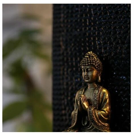 Fontaine Feng Shui Zenitude - L 31 X L 23 X H 42 Cm - Polyrésine - Livraison Gratuite 4 Fontaine Feng Shui Zenitude - L 31 X L 23 X H 42 Cm - Polyrésine - Livraison Gratuite – Image 2