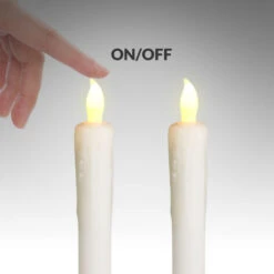 Set De 8 Bougies LED En Cire Véritable Chandelle Sans Flamme Avec Bougeoir En Verre Lumière Blanc Chaud 10 Set De 8 Bougies LED En Cire Véritable Chandelle Sans Flamme Avec Bougeoir En Verre Lumière Blanc Chaud -ATMOSPHERA || VIDAXL || Safavieh Soldes 25941301 4