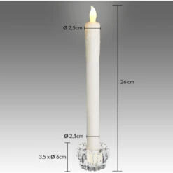 Set De 8 Bougies LED En Cire Véritable Chandelle Sans Flamme Avec Bougeoir En Verre Lumière Blanc Chaud 11 Set De 8 Bougies LED En Cire Véritable Chandelle Sans Flamme Avec Bougeoir En Verre Lumière Blanc Chaud -ATMOSPHERA || VIDAXL || Safavieh Soldes 25941301 5