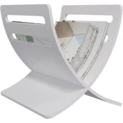 Porte-revue En Bois Blanc -ATMOSPHERA || VIDAXL || Safavieh Soldes 26218653 4