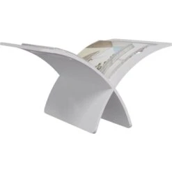 Porte-revue En Bois Blanc -ATMOSPHERA || VIDAXL || Safavieh Soldes 26218653 5