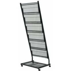 Porte-revues 47,5 X 43 X 133 Cm Noir A4 -ATMOSPHERA || VIDAXL || Safavieh Soldes 26301627 3