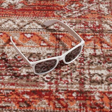 60x110 - Tapis Orient Style 60x110 AF DAZOR Rouge OEKO TEX Fabriqué En Europe Exclusivité Idéal Pour L'entrée 5 60x110 - Tapis Orient Style 60x110 AF DAZOR Rouge OEKO TEX Fabriqué En Europe Exclusivité Idéal Pour L'entrée – Image 3