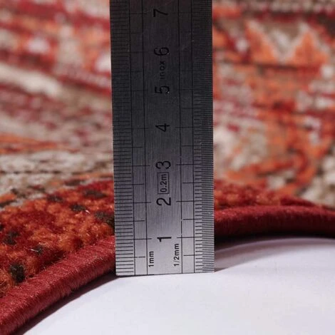 60x110 - Tapis Orient Style 60x110 AF DAZOR Rouge OEKO TEX Fabriqué En Europe Exclusivité Idéal Pour L'entrée 6 60x110 - Tapis Orient Style 60x110 AF DAZOR Rouge OEKO TEX Fabriqué En Europe Exclusivité Idéal Pour L'entrée – Image 4