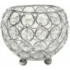 LITZEE Bougeoir Noel Cristal Porte Bougie Chauffe Plat Argent Pour Centre De Table Decoration De Mariage Chambre, 10 Cm De Diamètre-Convient Aux Bougie Moins De 5 Cm De Diamètre 2 LITZEE Bougeoir Noel Cristal Porte Bougie Chauffe Plat Argent Pour Centre De Table Decoration De Mariage Chambre, 10 Cm De Diamètre-Convient Aux Bougie Moins De 5 Cm De Diamètre -ATMOSPHERA || VIDAXL || Safavieh Soldes 26468737 1