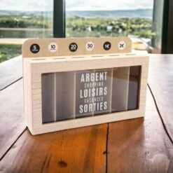 Tirelire Compartimentée Shopping 30x20 Cm - Marque SIFCON -ATMOSPHERA || VIDAXL || Safavieh Soldes 26527664 2