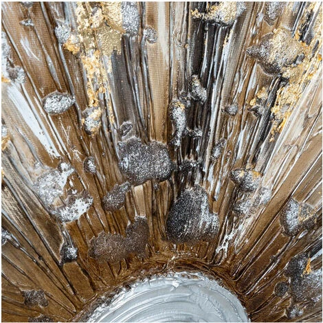 Atmosphera - Tableau Toile Murale Peinture En Relief Soleil 150 X 50 Cm 4 Atmosphera - Tableau Toile Murale Peinture En Relief Soleil 150 X 50 Cm – Image 2