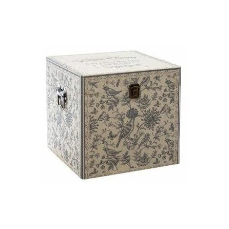 ATMOSPHERA Lot De Malles Carrés En Bois - Tailles Différentes - Hiver - Beige - Livraison Gratuite 5 ATMOSPHERA Lot De Malles Carrés En Bois - Tailles Différentes - Hiver - Beige - Livraison Gratuite – Image 3