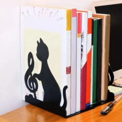 Serre-livres, Paire De Porte-livres, Métal Noir, Serre-livres Pour étagères, Design Géométrique, Antidérapant 17,5 × 16 × 10cm 9 Serre-livres, Paire De Porte-livres, Métal Noir, Serre-livres Pour étagères, Design Géométrique, Antidérapant 17,5 × 16 × 10cm -ATMOSPHERA || VIDAXL || Safavieh Soldes 27991636 3