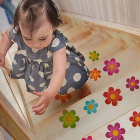 10 Pièces Autocollants De Baignoire Antidérapants Autocollants Adhésifs Avec Des Couleurs Vives, Des Marches De Bain Daisy Et Des Appliques Antidérapantes Pour Baignoire, Escaliers, Salle De Douche Et 5 10 Pièces Autocollants De Baignoire Antidérapants Autocollants Adhésifs Avec Des Couleurs Vives, Des Marches De Bain Daisy Et Des Appliques Antidérapantes Pour Baignoire, Escaliers, Salle De Douche Et – Image 3