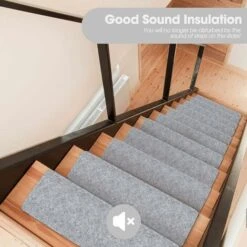 Kueatily 14 Pièces Tapis Escalier Antidérapant Tapis Adhésif Tapis De Marche Couvre Tapis De Sécurité Lavable Pour Enfants Anés Et Animaux De Compagnie (Gris Clair) 9 Kueatily 14 Pièces Tapis Escalier Antidérapant Tapis Adhésif Tapis De Marche Couvre Tapis De Sécurité Lavable Pour Enfants Anés Et Animaux De Compagnie (Gris Clair) -ATMOSPHERA || VIDAXL || Safavieh Soldes 28507148 3