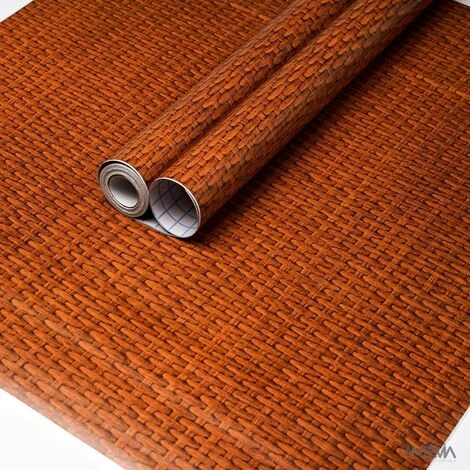 ANTEVIA - Papier Adhésif Pour Meuble Mur - 45cm X 500cm Sticker Autocollant Film Adhésif Naturel Papier Peint (Bois Tresse 2) 3 ANTEVIA - Papier Adhésif Pour Meuble Mur - 45cm X 500cm Sticker Autocollant Film Adhésif Naturel Papier Peint (Bois Tresse 2)