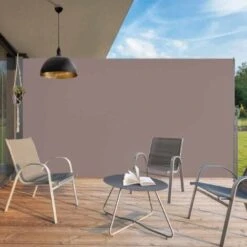 Paravent Extérieur Rétractable - 2,5 X 1,6 M Taupe -ATMOSPHERA || VIDAXL || Safavieh Soldes 29109617 3