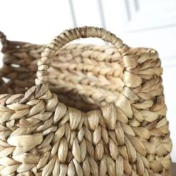 Panier En Jacinthe D'eau Avec Poignées - L46xP27xH27 - Casâme -ATMOSPHERA || VIDAXL || Safavieh Soldes 29676439 4