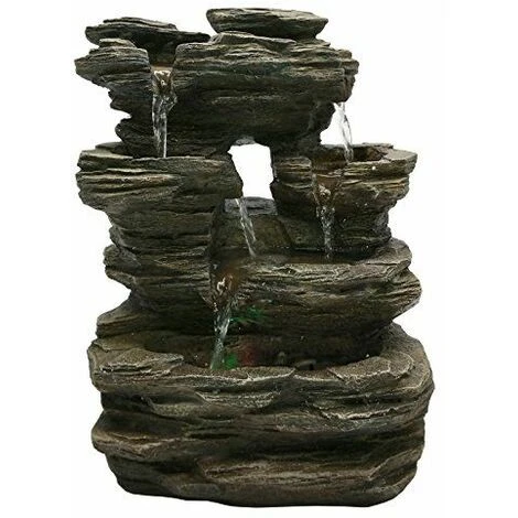 Zen'Light SCFR130 Pietra Fontaine Nature Gris Pierre 25 X 17 X 35 Cm 3 Zen'Light SCFR130 Pietra Fontaine Nature Gris Pierre 25 X 17 X 35 Cm