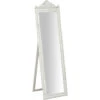 Miroir Sur Pied Avec Finition Blanc Antique CON GRECA -ATMOSPHERA || VIDAXL || Safavieh Soldes 30061359 1
