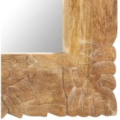 Miroir 80x50 Cm Bois De Manguier Massif VidaXL -ATMOSPHERA || VIDAXL || Safavieh Soldes 30358795 4