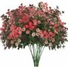 LITZEE 3 Pcs Fleurs Artificielles Marguerites Fleurs Artificielles Eucalyptus Plantes Artificielles Fleurs En Plastique Faux Fleurs Décoration Pour Balcon Jardin Pot Intérieur Vase Décoration -ATMOSPHERA || VIDAXL || Safavieh Soldes 30555921 1