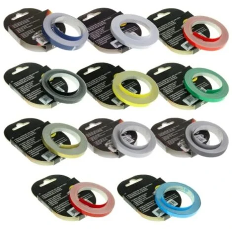 Liseret Autocollant 3mm X 10m Argent Carénage Jante Décoration 4 Liseret Autocollant 3mm X 10m Argent Carénage Jante Décoration – Image 2