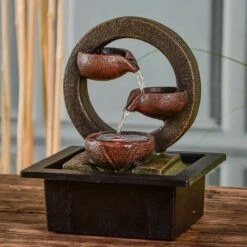 Fontaine En Résine Zen Terai 9 Fontaine En Résine Zen Terai -ATMOSPHERA || VIDAXL || Safavieh Soldes 32350424 3