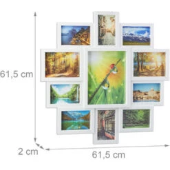 Relaxdays Cadre Photos Pele-même Cadre 11 Photos Galerie Mur Mural Lettres, Blanc 8 Relaxdays Cadre Photos Pele-même Cadre 11 Photos Galerie Mur Mural Lettres, Blanc -ATMOSPHERA || VIDAXL || Safavieh Soldes 32828104 3