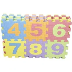 Tapis Puzzle Doux Mousse Jeu Bébé Enfant Éducatif Jouet 26 Lettres 10 Chiffres -ATMOSPHERA || VIDAXL || Safavieh Soldes 33016933 4
