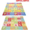 72 Pcs Puzzle Tapis Mousse Alphabet Et Chiffres + Basic Animaux -ATMOSPHERA || VIDAXL || Safavieh Soldes 33220962 1
