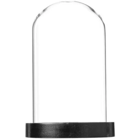 ATMOSPHERA Cloche Décorative En Verre Shine 29cm Noir 4 ATMOSPHERA Cloche Décorative En Verre Shine 29cm Noir – Image 2