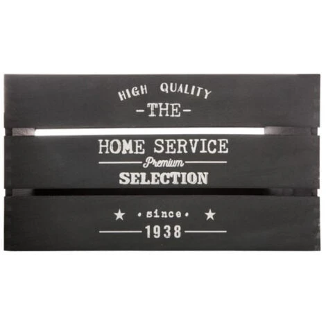 ATMOSPHERA Lot De 6 Caisses Cagettes Facto 40cm Charbon 5 ATMOSPHERA Lot De 6 Caisses Cagettes Facto 40cm Charbon – Image 3