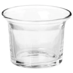 ATMOSPHERA Photophore En Verre Évasé 5cm Transparent