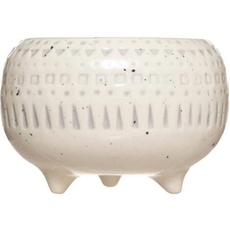 ATMOSPHERA Vide Poche En Céramique Safari 12cm Blanc 4 ATMOSPHERA Vide Poche En Céramique Safari 12cm Blanc – Image 2