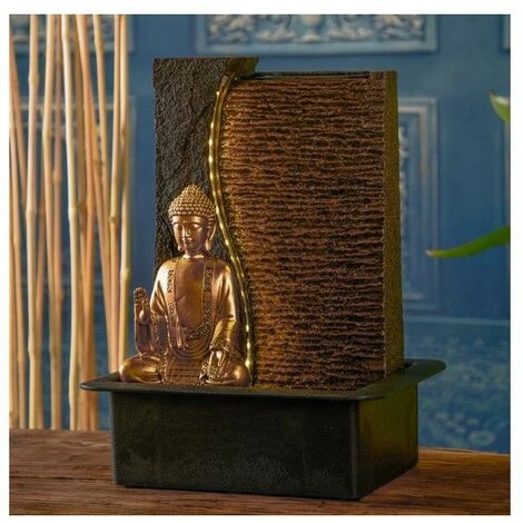 Fontaine Bouddha Jati - L 30 X L 22 X H 40 Cm - LED - Livraison Gratuite 3 Fontaine Bouddha Jati - L 30 X L 22 X H 40 Cm - LED - Livraison Gratuite