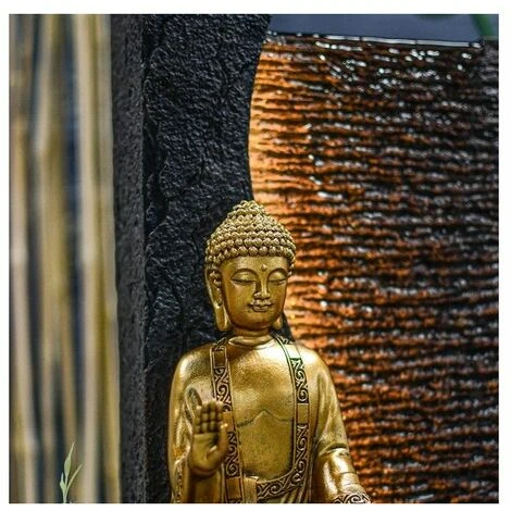 Fontaine Bouddha Jati - L 30 X L 22 X H 40 Cm - LED - Livraison Gratuite 7 Fontaine Bouddha Jati - L 30 X L 22 X H 40 Cm - LED - Livraison Gratuite – Image 5