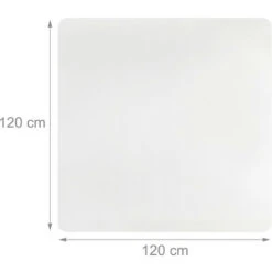 Relaxdays Tapis De Protection Sol, Chaise De Bureau, 120x120, Protection Chaise Parquet Lino, Antidérapant, Transparent 10 Relaxdays Tapis De Protection Sol, Chaise De Bureau, 120x120, Protection Chaise Parquet Lino, Antidérapant, Transparent -ATMOSPHERA || VIDAXL || Safavieh Soldes 33760036 4