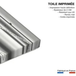 Tableau Abstrait Rouge Variation - 80x50 Cm -ATMOSPHERA || VIDAXL || Safavieh Soldes 34554950 3