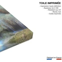 Tableau Paysage Cascade D'eau Turquoise - 50x50 Cm -ATMOSPHERA || VIDAXL || Safavieh Soldes 34555621 3