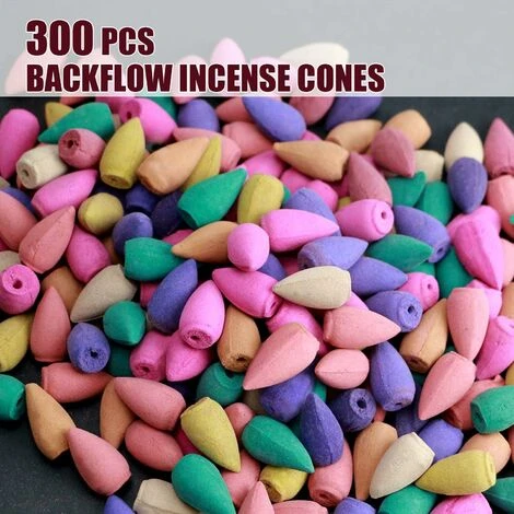 300pcs Cônes D'encens à Reflux, Cônes D'encens à Reflux, Cônes D'encens Naturels, Bâtonnets D'encens à Reflux, Cônes D'encens Aromatiques Naturels, Mélange De 9 Cônes D'encens Aux Parfums Différents 4 300pcs Cônes D'encens à Reflux, Cônes D'encens à Reflux, Cônes D'encens Naturels, Bâtonnets D'encens à Reflux, Cônes D'encens Aromatiques Naturels, Mélange De 9 Cônes D'encens Aux Parfums Différents – Image 2