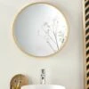 Miroir Rond En ChĂŞne 60 Cm VALI 2 Miroir Rond En ChĂŞne 60 Cm VALI -ATMOSPHERA || VIDAXL || Safavieh Soldes 34872931 1