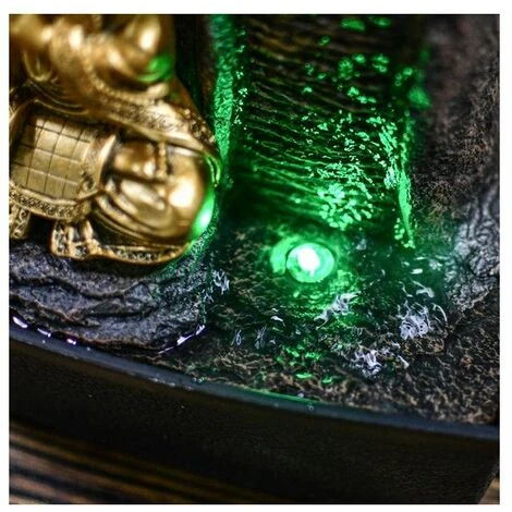 Fontaine Bouddha Haka - L 15 X L 20 X H 25 Cm - LED - Livraison Gratuite 4 Fontaine Bouddha Haka - L 15 X L 20 X H 25 Cm - LED - Livraison Gratuite – Image 2