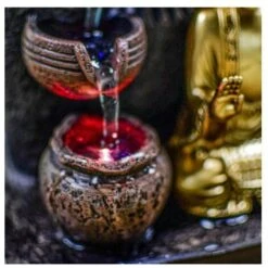 Fontaine Bouddha Bhava - L 15 X L 20 X H 25 Cm - LED - Livraison Gratuite 9 Fontaine Bouddha Bhava - L 15 X L 20 X H 25 Cm - LED - Livraison Gratuite -ATMOSPHERA || VIDAXL || Safavieh Soldes 35601688 3