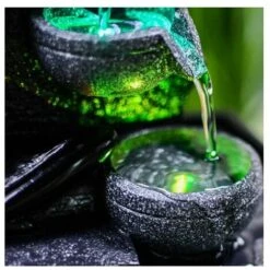 Fontaine Yama - L 10 X L 25 X H 25 Cm - LED - Livraison Gratuite -ATMOSPHERA || VIDAXL || Safavieh Soldes 35601689 2