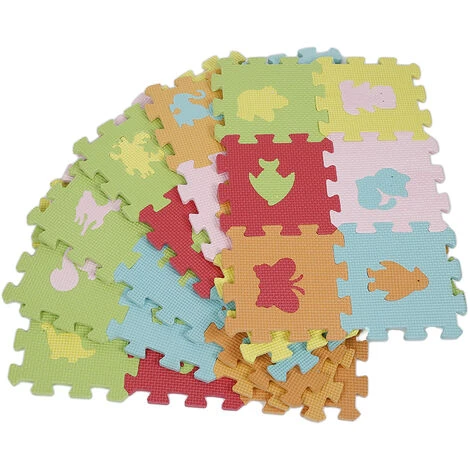 Aqrau Tapis De Sol Puzzle En Mousse Pour Enfants Type Animal 3Lot De 6 3 Aqrau Tapis De Sol Puzzle En Mousse Pour Enfants Type Animal 3Lot De 6