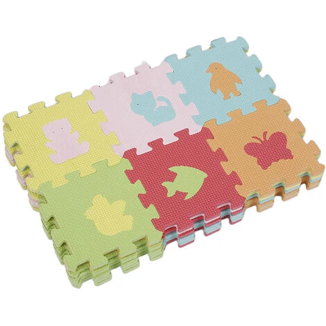 Aqrau Tapis De Sol Puzzle En Mousse Pour Enfants Type Animal 3Lot De 6 4 Aqrau Tapis De Sol Puzzle En Mousse Pour Enfants Type Animal 3Lot De 6 â Image 2