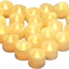 Bougies LED Flamme Vacillante Lumière 24 Pcs,Bougies électriques Bougies De Noël Pour Noël, Arbre De Noël, Pâques -ATMOSPHERA || VIDAXL || Safavieh Soldes 36515976 1