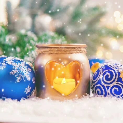 Bougies LED Flamme Vacillante Lumière 24 Pcs,Bougies électriques Bougies De Noël Pour Noël, Arbre De Noël, Pâques 4 Bougies LED Flamme Vacillante Lumière 24 Pcs,Bougies électriques Bougies De Noël Pour Noël, Arbre De Noël, Pâques – Image 2