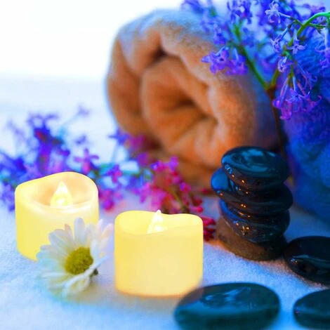 Bougies LED Flamme Vacillante Lumière 24 Pcs,Bougies électriques Bougies De Noël Pour Noël, Arbre De Noël, Pâques 5 Bougies LED Flamme Vacillante Lumière 24 Pcs,Bougies électriques Bougies De Noël Pour Noël, Arbre De Noël, Pâques – Image 3